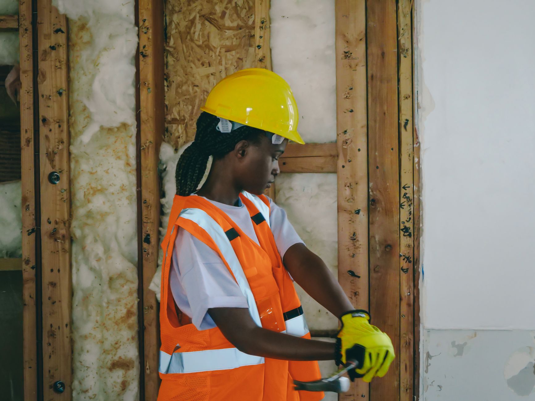 Chantier d'isolation